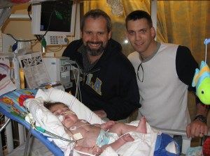 Uncle Alex came for a visit