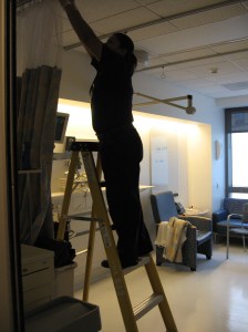 preparing our new room