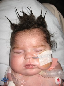 Big brothers Wilson and Max may have the "rock star" moves but Rudy has the look!