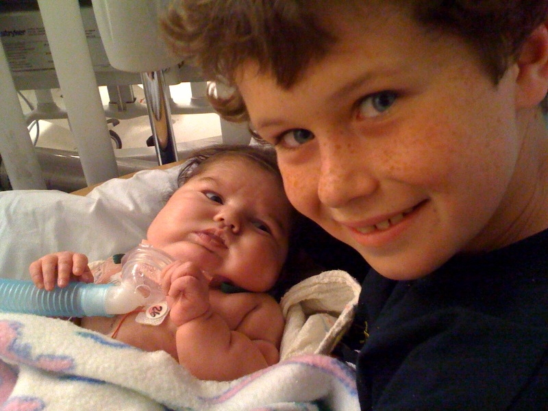 Nothing like bonding with your big brother!