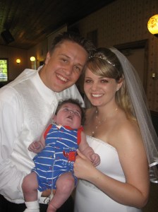 Rudy's first wedding 5-22-09