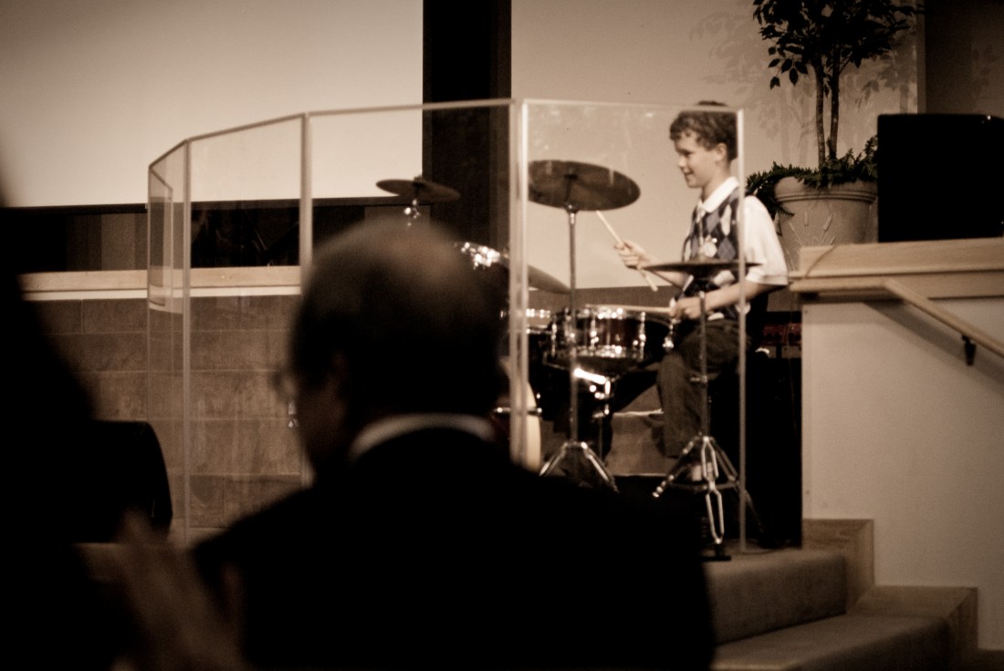 Wilson keeping the beat!