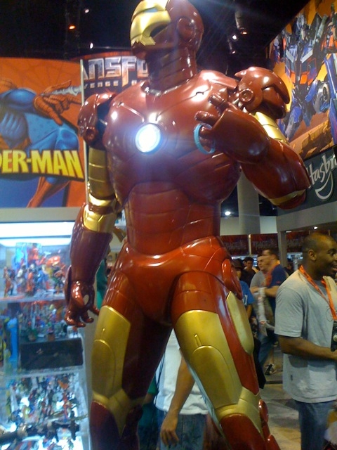 Rudy fights with half a heart; Iron Man needs an Arc-reactor (wimp!)