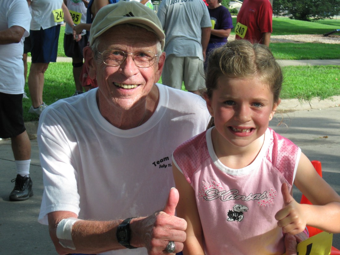 Thumbs up at the finish line!!!