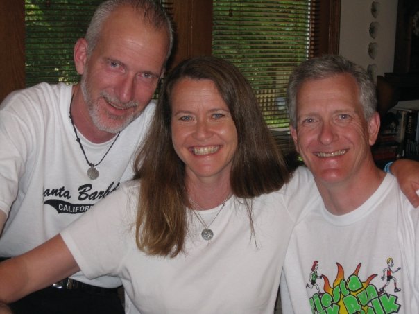 A rare "sibs pic" with big bros Rick and Steve :-)