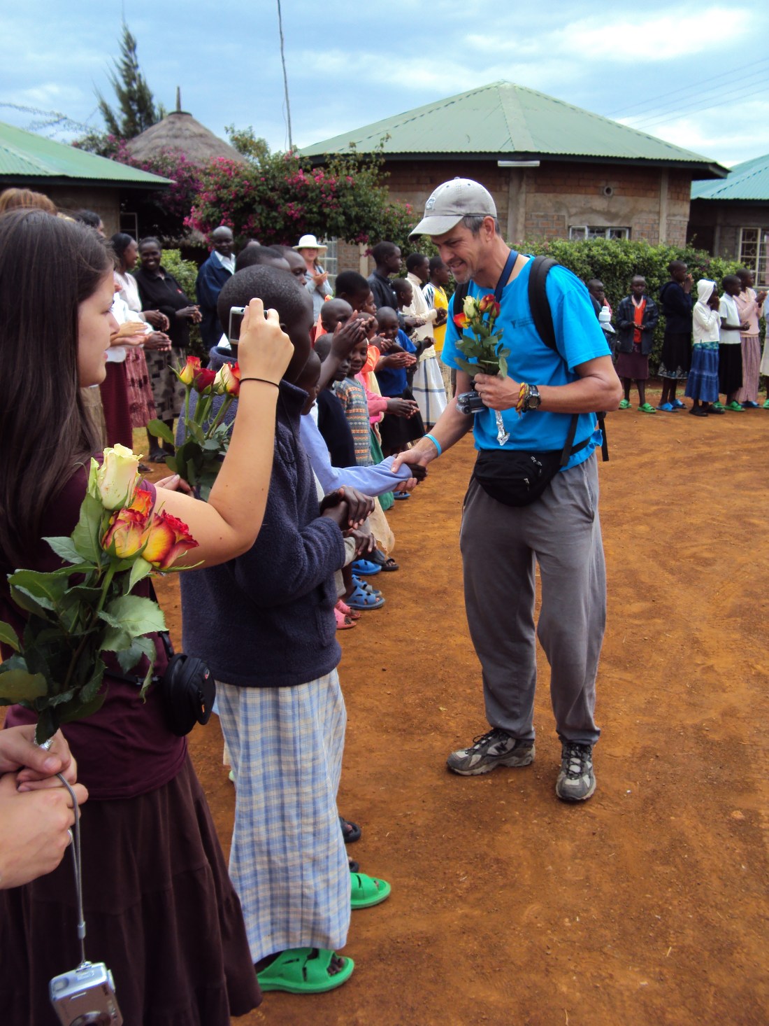 Rudy "went" all the way to Africa with our good friend Mark.