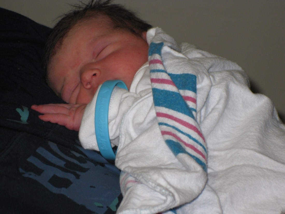 The first thing Cousin Alyssa put on was her Rudy bracelet!