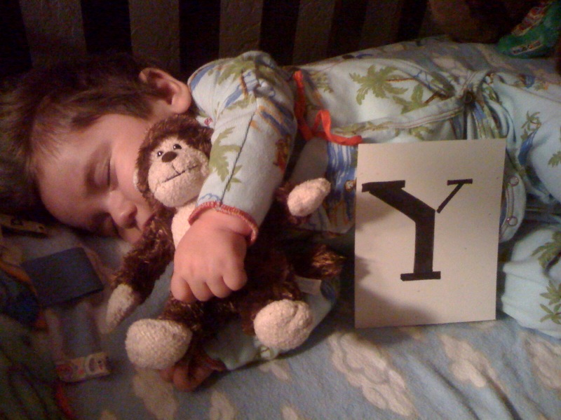 11pm...fast asleep after a remarkable day to commemorate an unforgettable year...