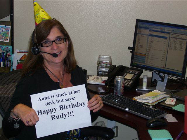 ...while Anna had to mind the store.