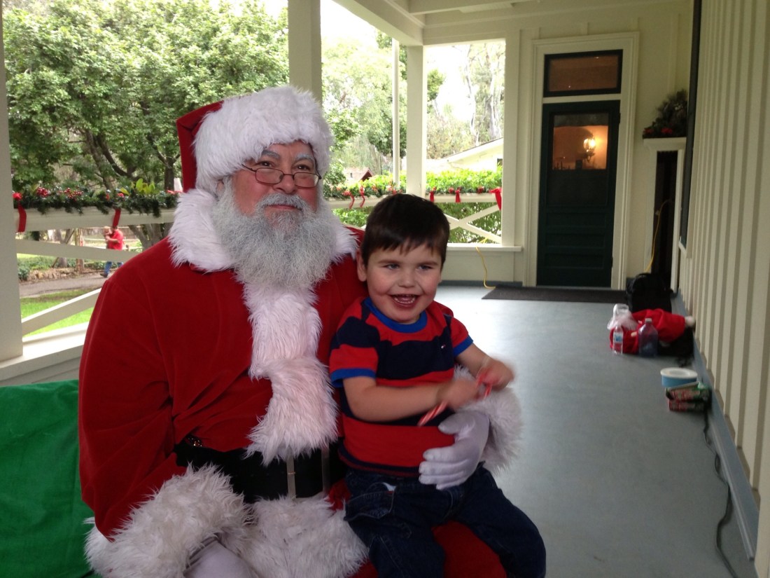 Rudy has made amends with Santa!  Yea!!!