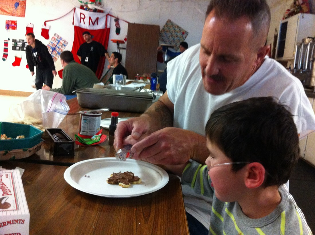 Having lots of fun with new BFF Tom.  :)