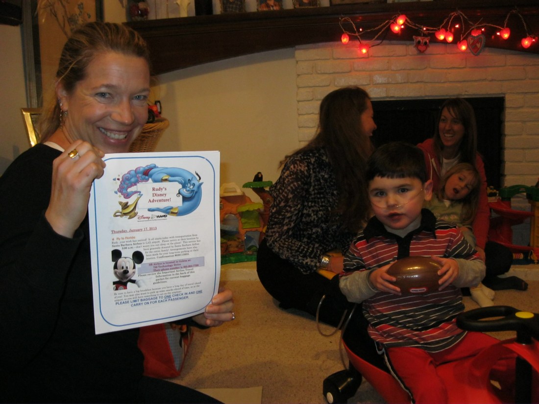 Shhhhh, the trip is pretty cool but Rudy would have been perfectly content with just the football!  Ha