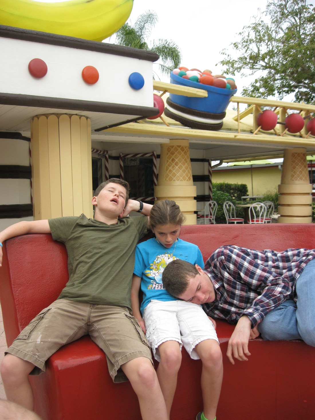 This is what an ice cream overdose looks like!