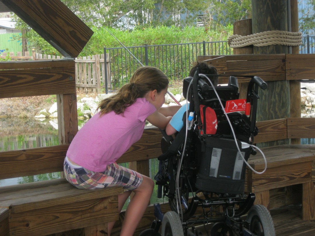 Fishing with Olivia...