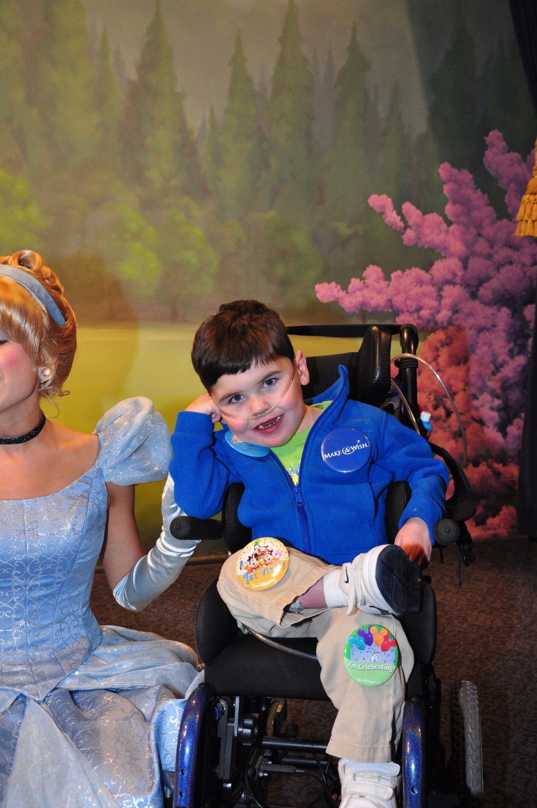 Rudy playing it cool with Cinderella!