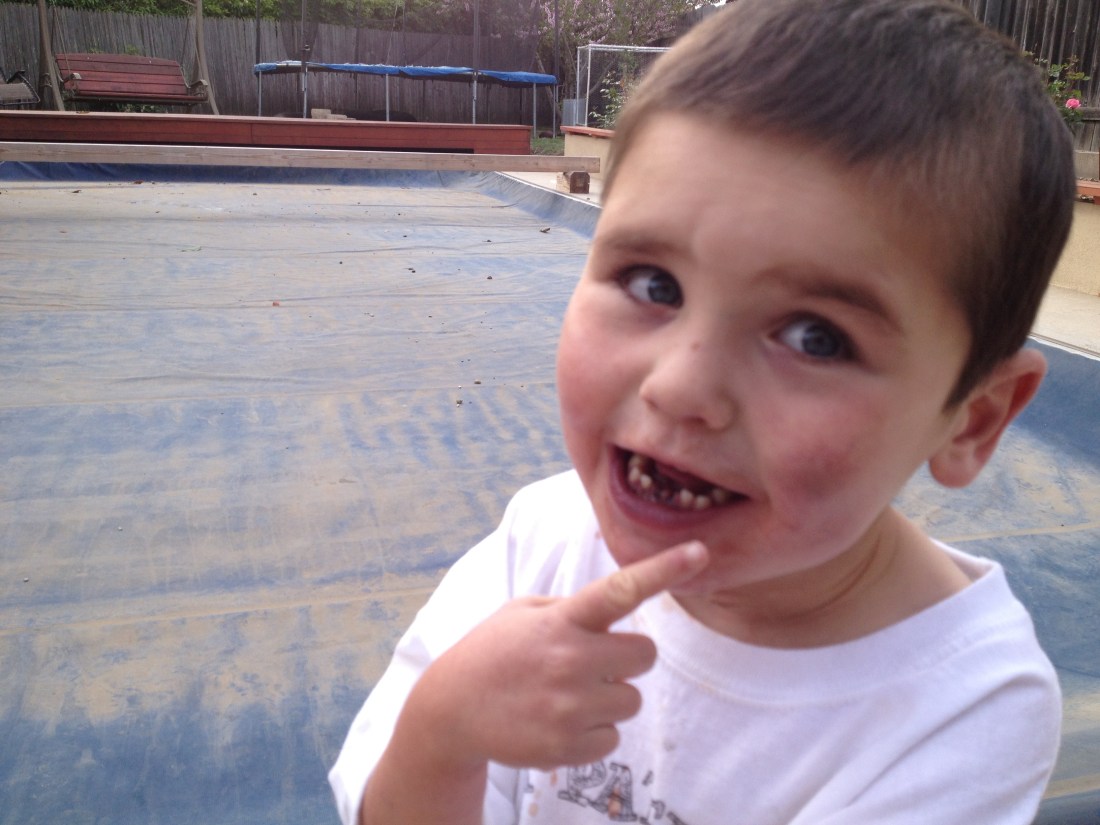 "Show us your teeth Rudy!"