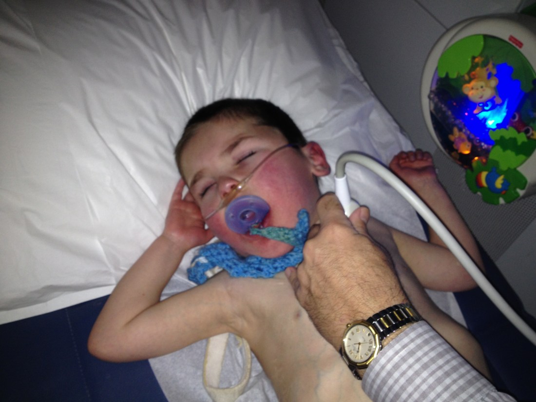 ...and he didn't want to wake up!  :)