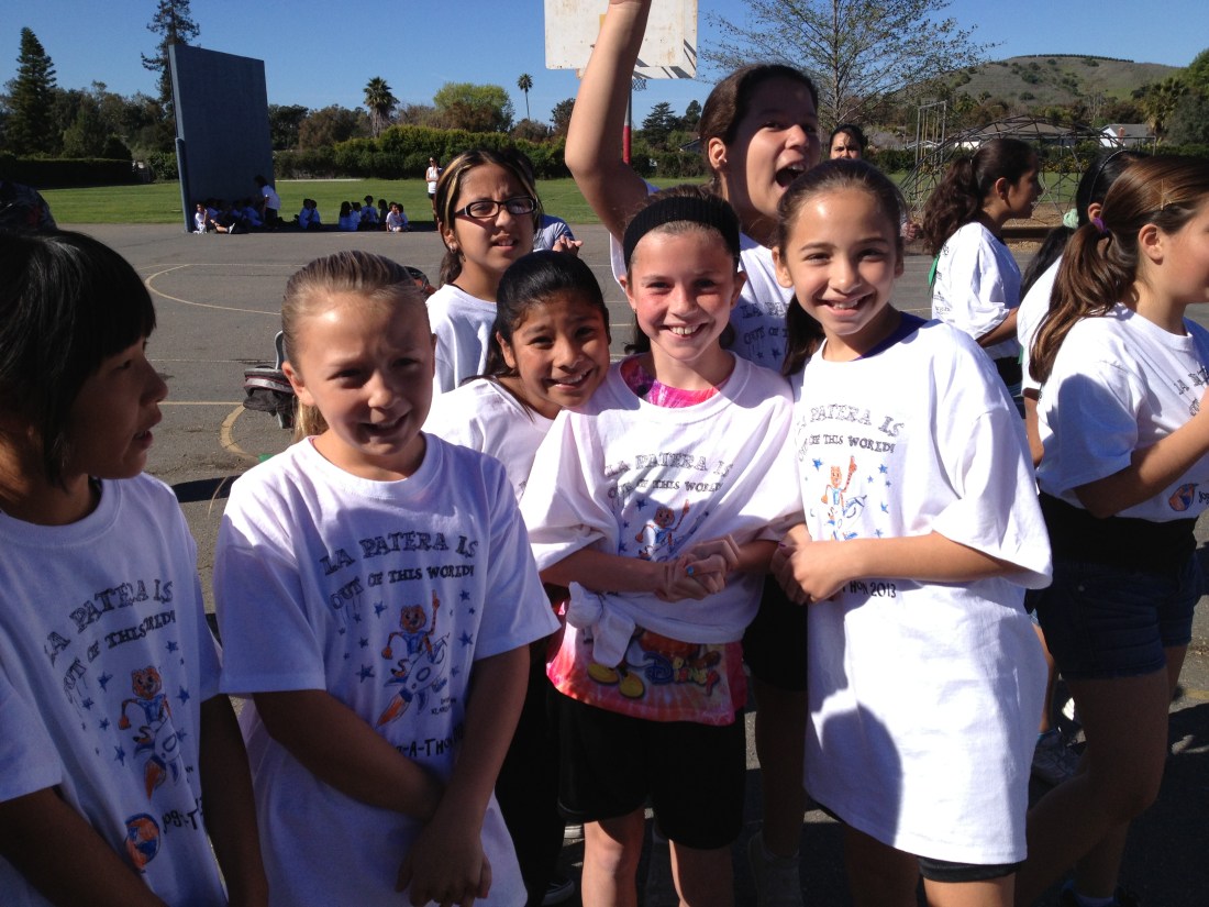 Jog-a-thon fundraiser at La Patera...Go Tigers!