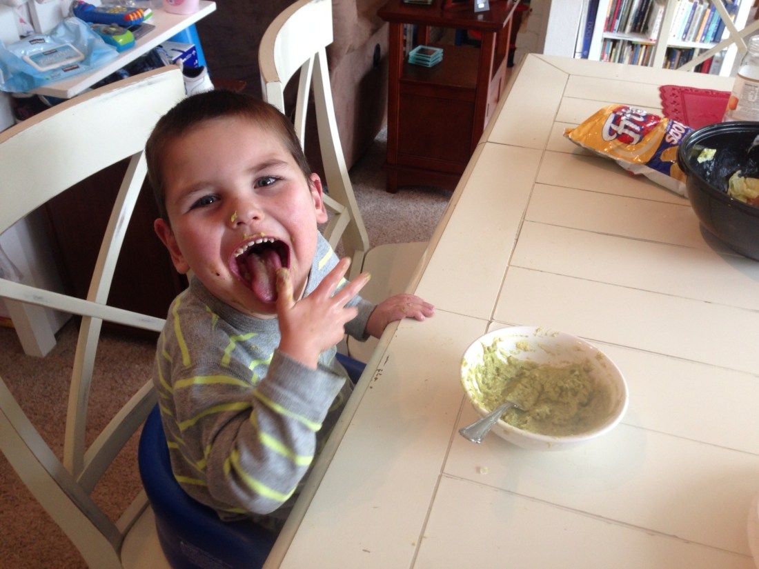 Good thing we have a big tree full of avocados!