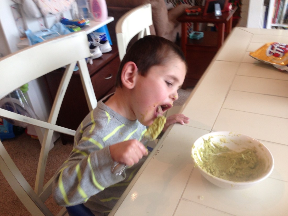 Look who likes avocados!!!