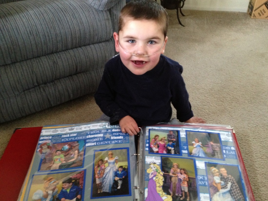 "Crops of Luv", an organization in AZ, put all of Rudy's Wish Trip pics and memorabilia in a beautiful scrapbook - free of charge!!!