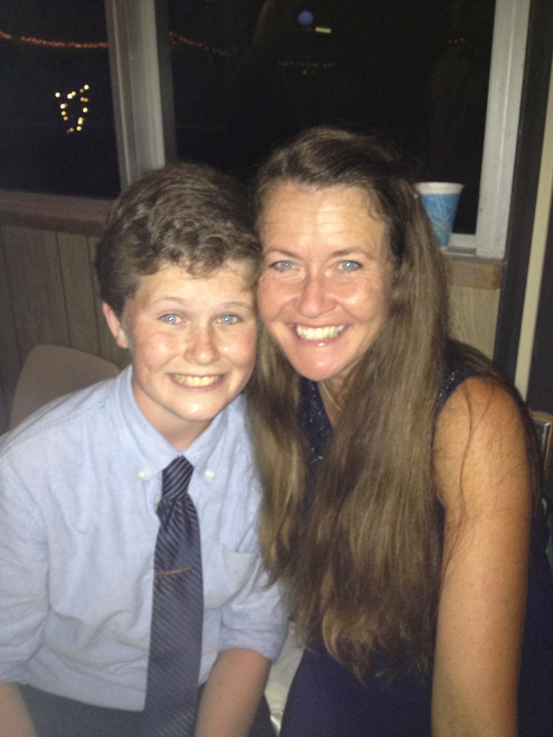 I enjoyed an evening out with Max on Friday night for the 8th grade Soiree...an annual parent/child event.  Max pretty much danced every song with a different gal pal but saved three dances for his mama! :)
