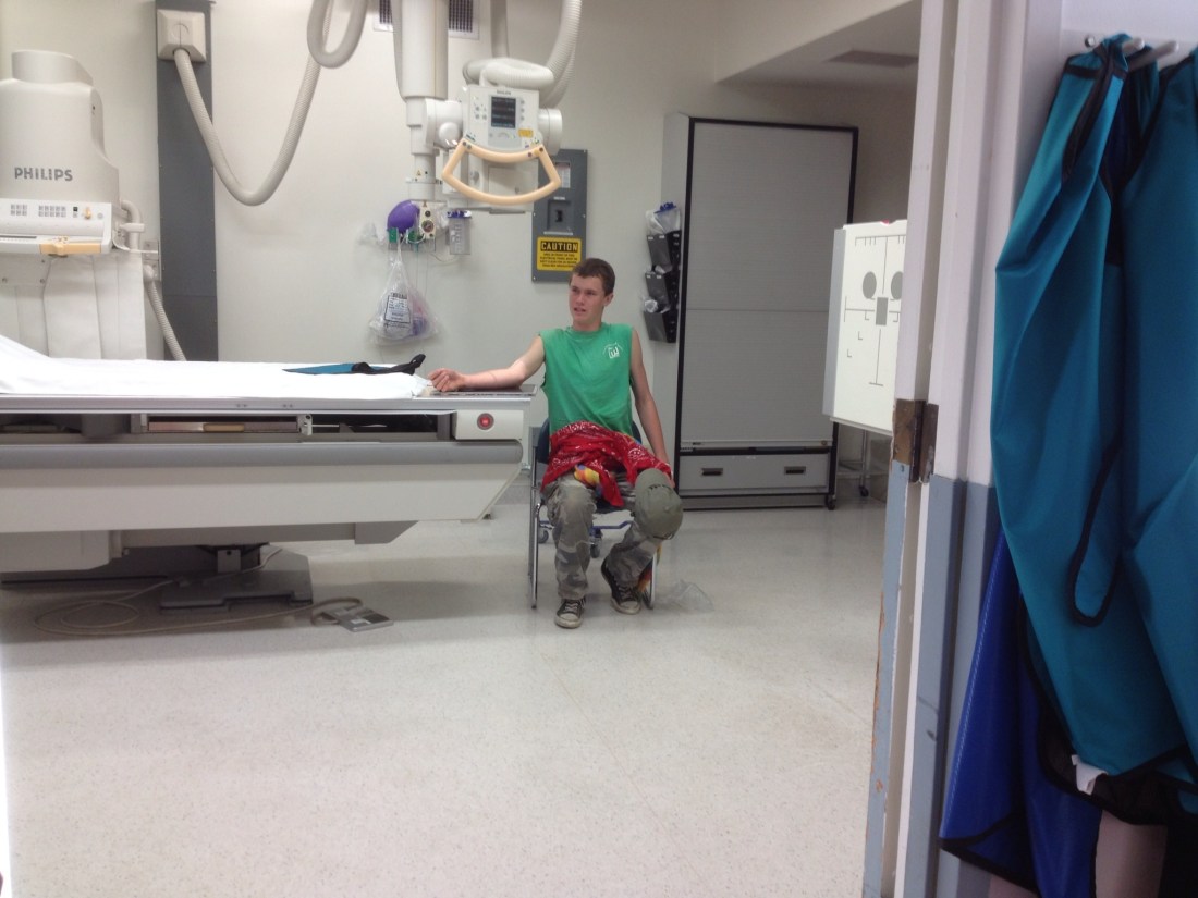 Wilson only needs like 486 more X-rays to catch up to Rudy's total to date!  Awww, poor big boy!