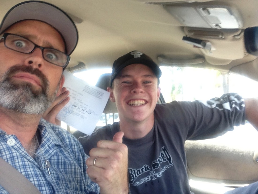 Yay Wilson...licensed driver!!