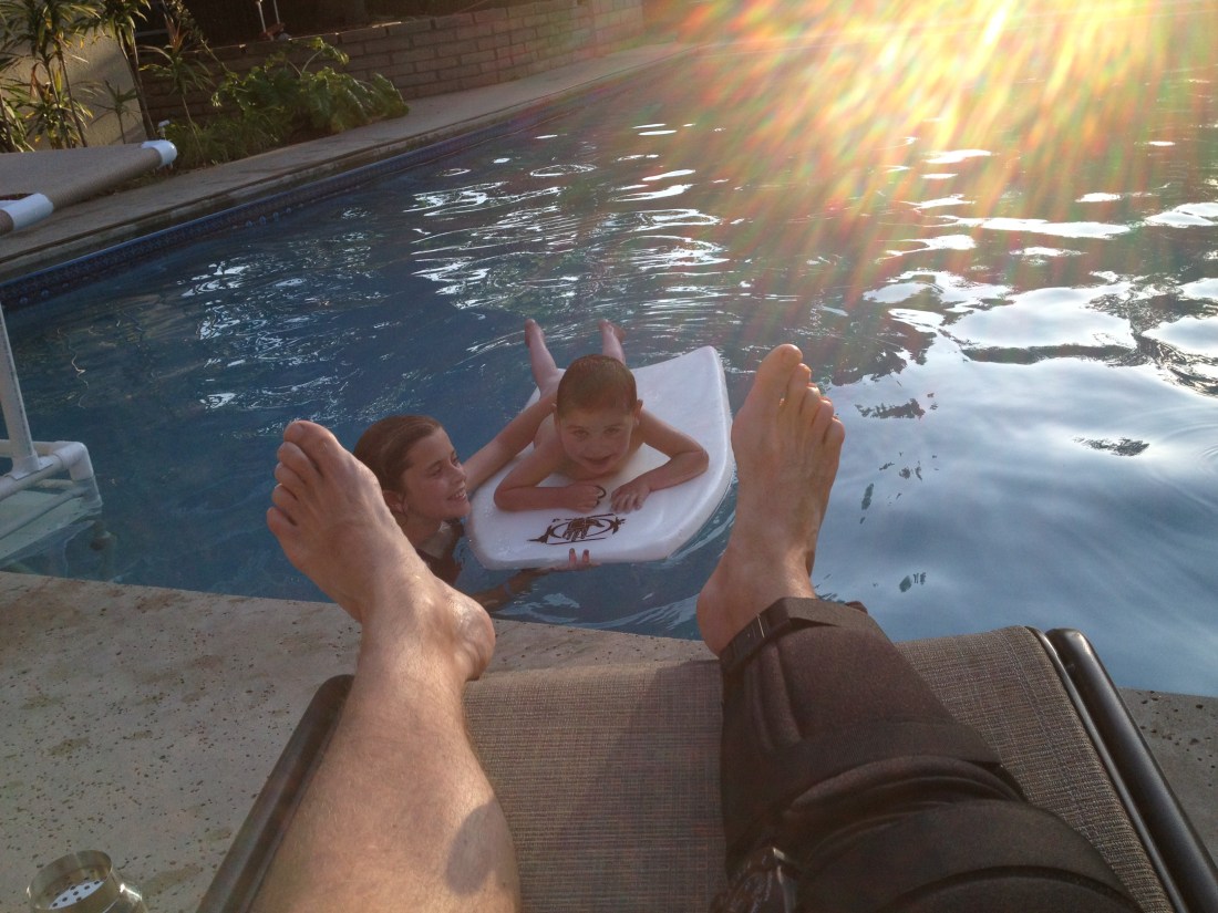 The vantage point from which Rolf is seeing everything these days!