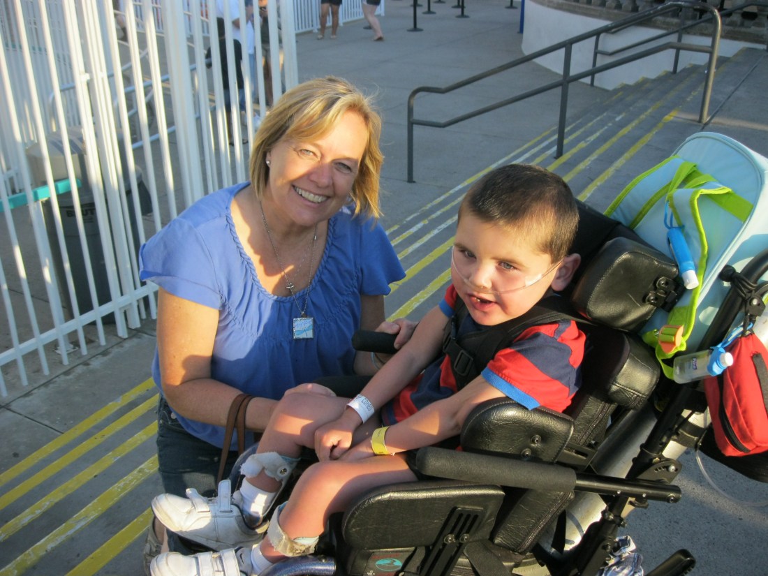 Rudy and Grace at the Giant Dipper!
