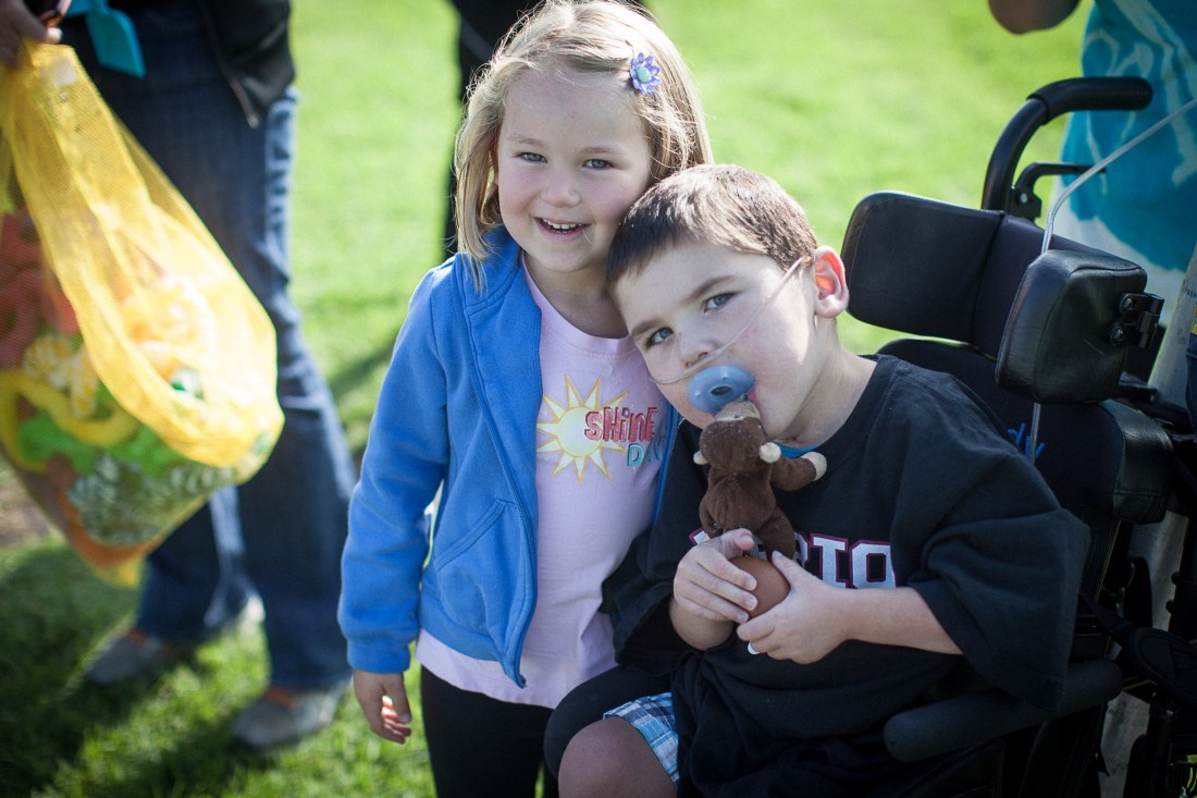 Rudy and Stella during set up :)