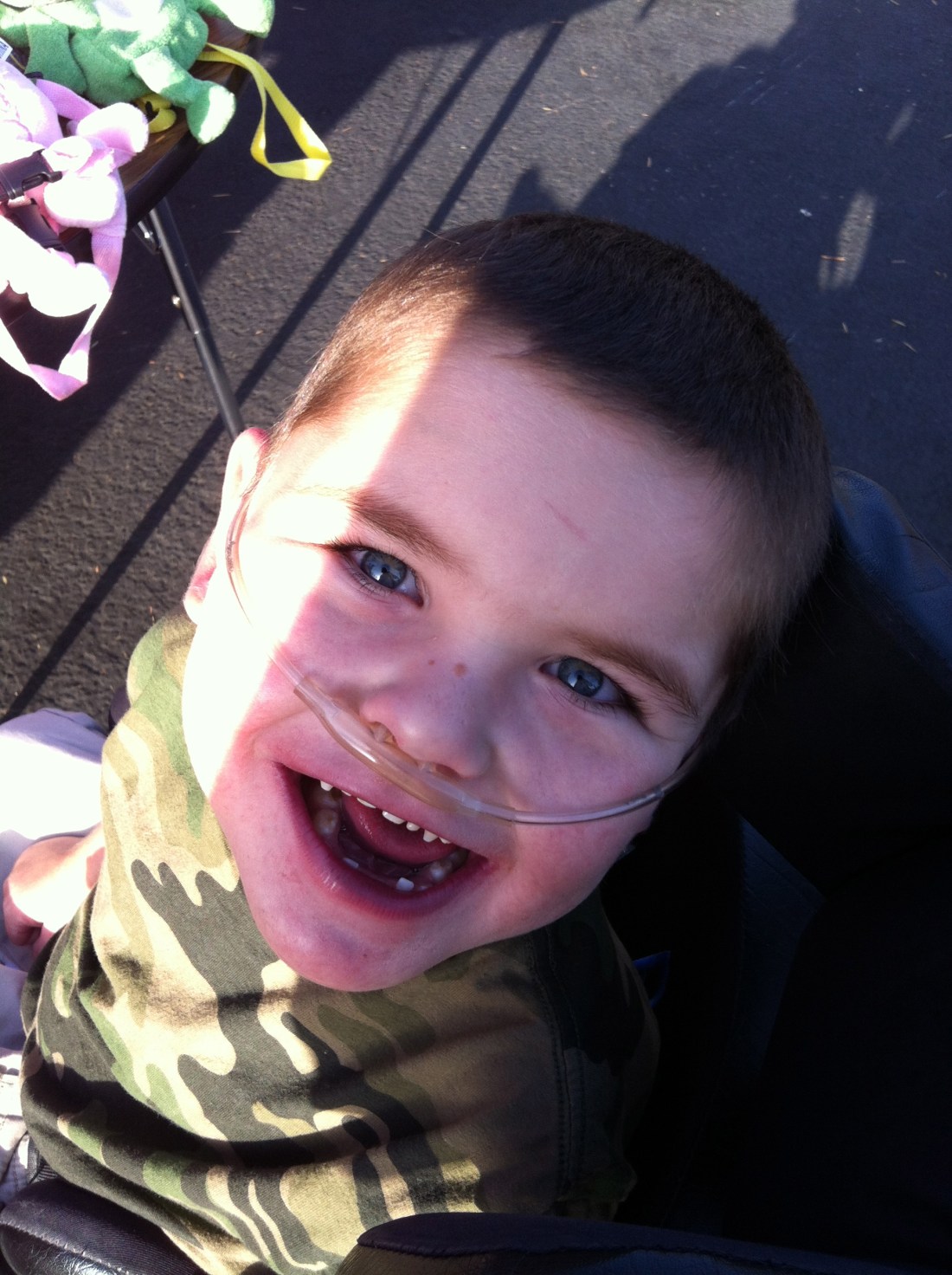 Rudy was all smiles at the La Patera Elementary School Fall Carnival!!!