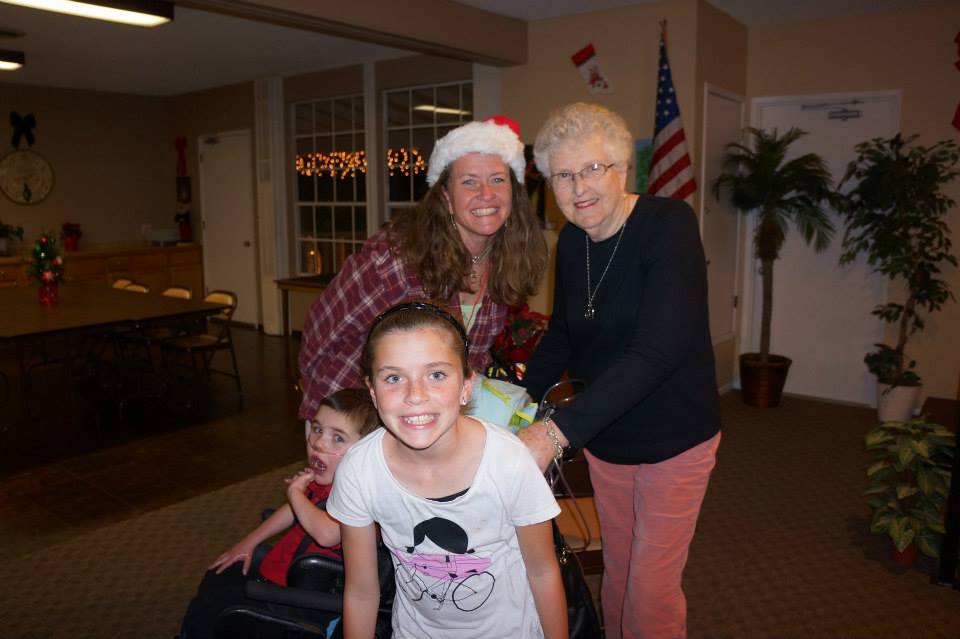 Grandma Jo hit the ground running when she touched down…Christmas parties!  School performances! SBRM events…and more!  Ha Ha