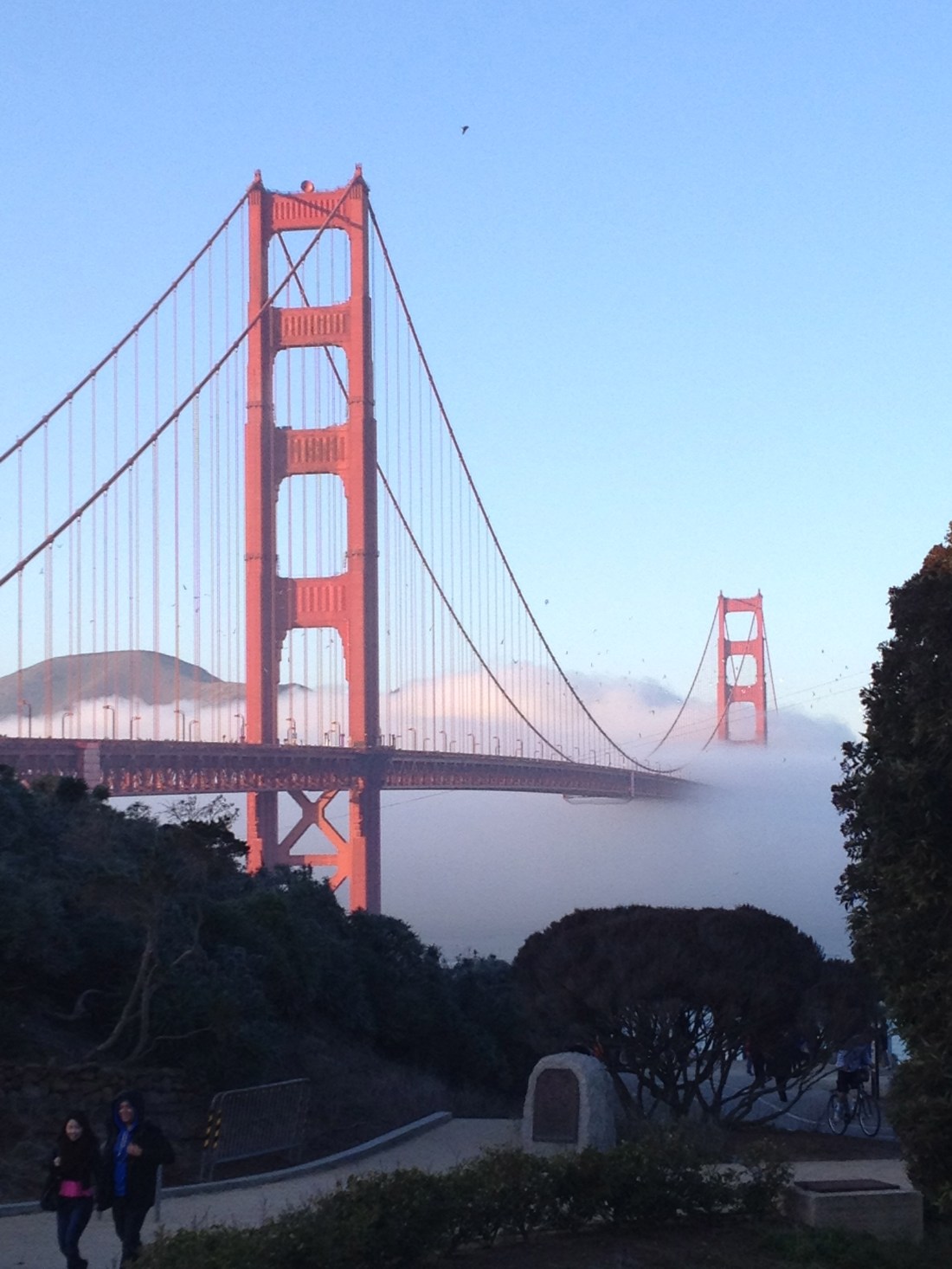 No trip to SF is complete without a visit to our bridge…and a little walk down memory lane!