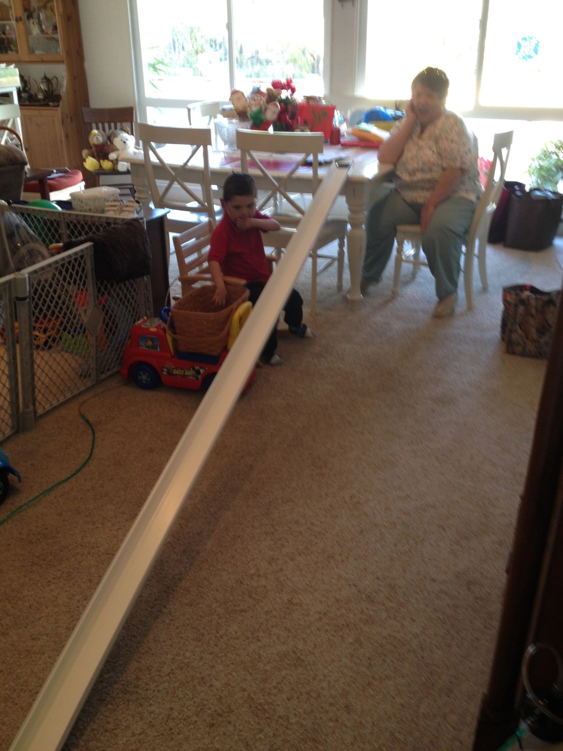 Rudy will miss his special playmate! ;)