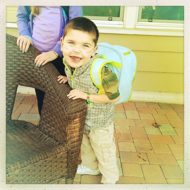Rudy's first day at La Patera  Elementary School  1-27-2014