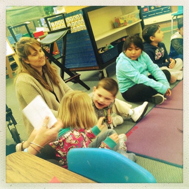 …and sharing a BIG smile with gal pal Stella!!