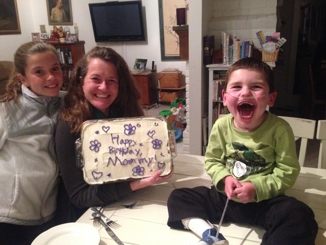 Livy made me a homemade carrot cake from scratch with a little help from her dad…Thanks, T, for the recipe!  :) YUM