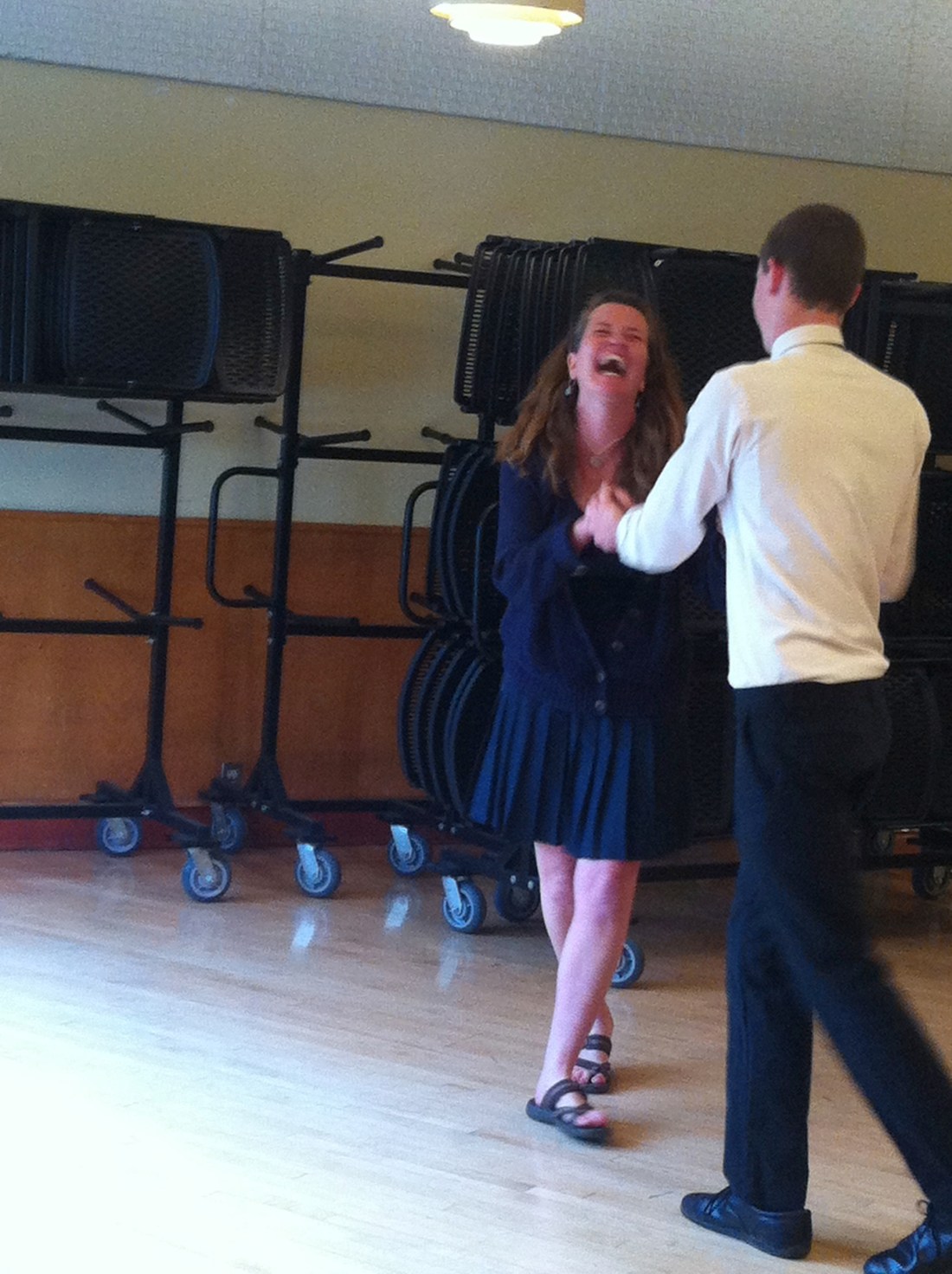 I drove Wilson up to Pismo Beach on Sunday for a school jazz band gig at the Veteran's Hall for an audience filled with vets from an era that loved to jitterbug.  The kids' renditions of "In The Mood" and "American Patrol" brought the house down.  I wanted to jitterbug so bad…I looked around the room to see if one of the old timers might dance with me.  Then, as an early bday present, Wilson came down offstage to dance during one of the songs in the set he doesn't play!  SO FUN!!!  He was a good egg to dance in front of his classmates…BEST BIRTHDAY GIFT EVER!