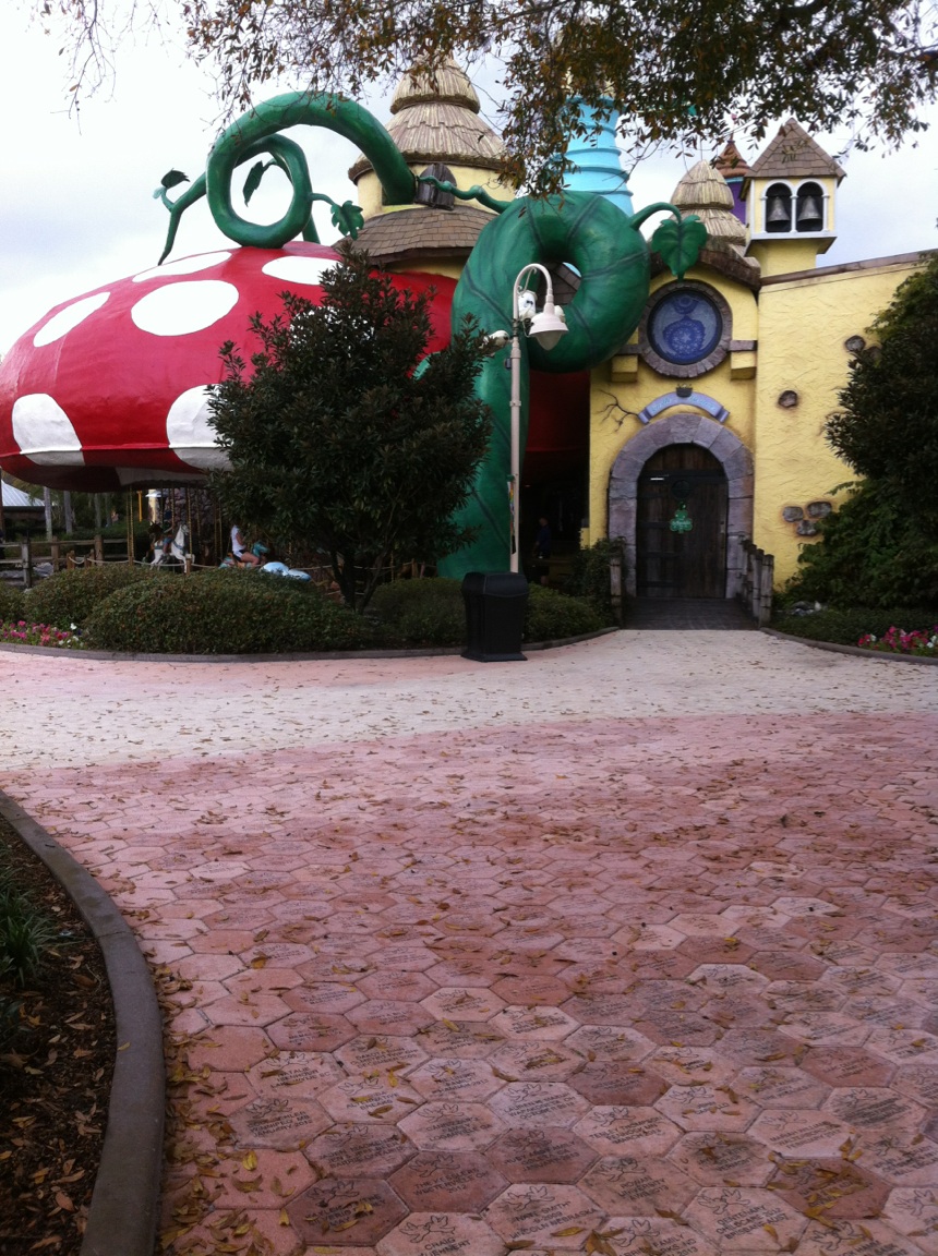 Rudy's stone location at Give Kids The World!