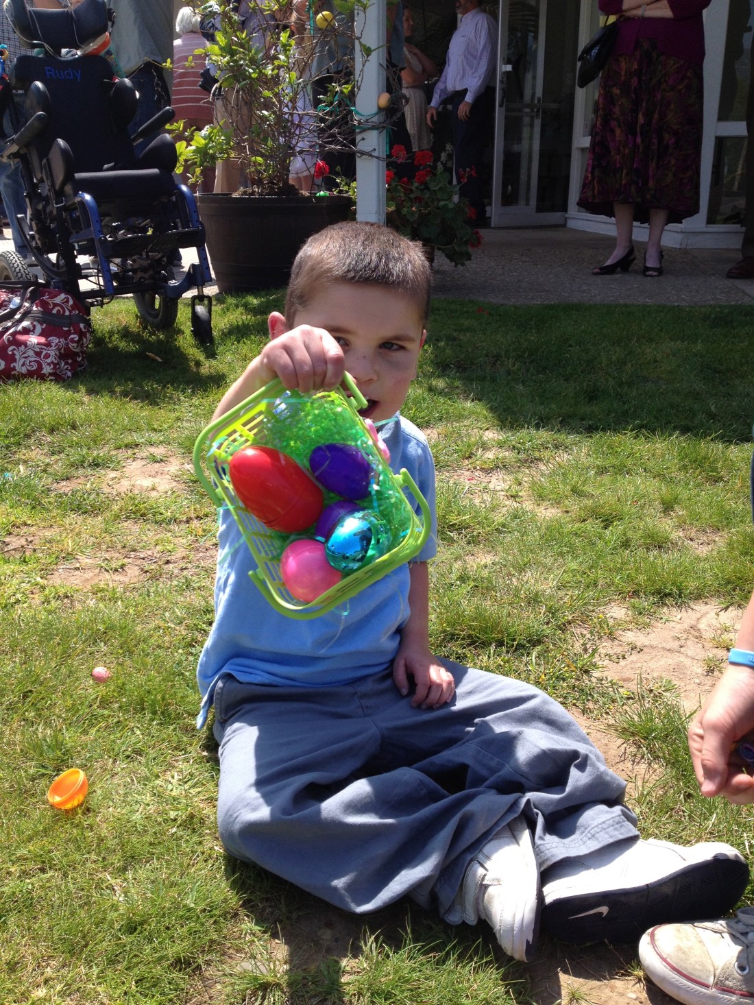 Easter 2014..."Show us your eggs Rudy!!!"