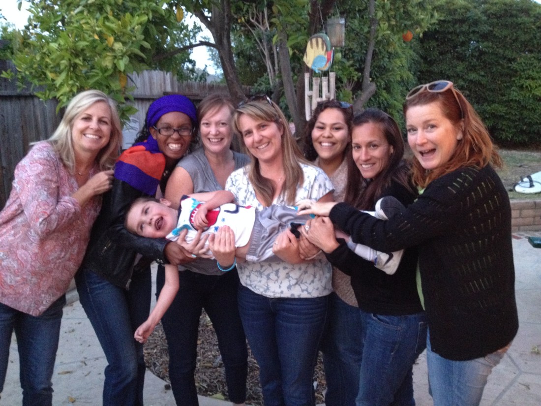 Rudy and his teacher team!  Shari Farrington -Kindergarten teacher at La Patera, teachers Stephanie and Erin from Learning Tree, Nurse Sara, and teachers Angie Joeanna & Melanie from Learning Tree as well.