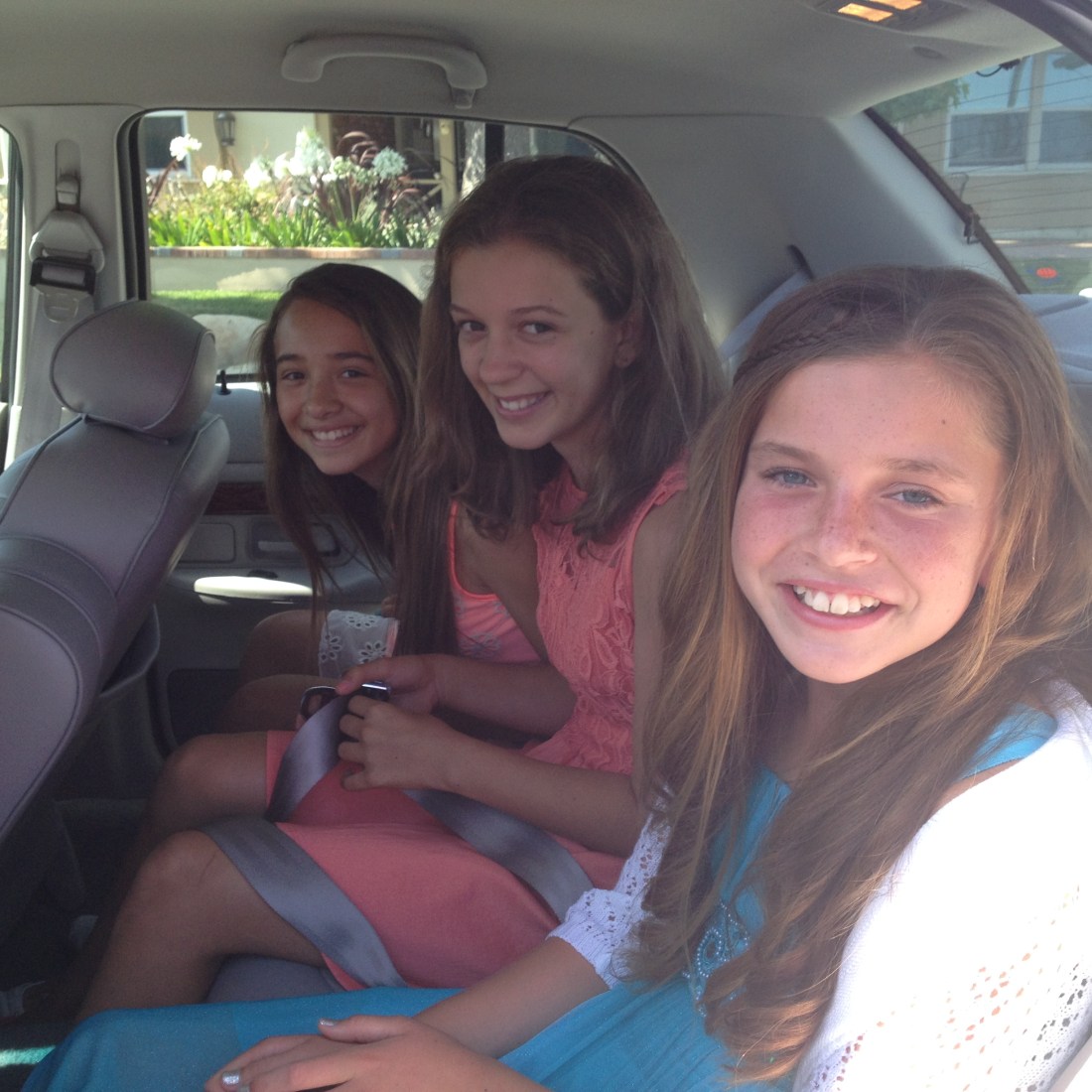 The girls rode in style for sure!