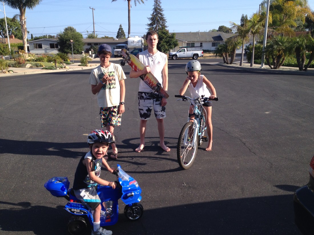 Although the big kids are happy for Rudy, they're pretty mad at me and Rolf as they ALL wanted something similar when they were Rudy's age and we said "no"…yep, that's right, we're mean and unfair!