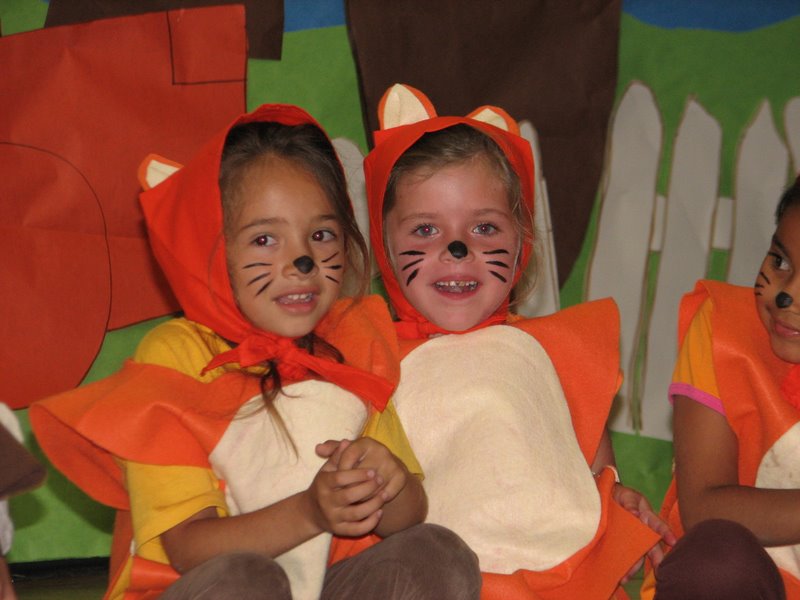 Kindergarten pals...