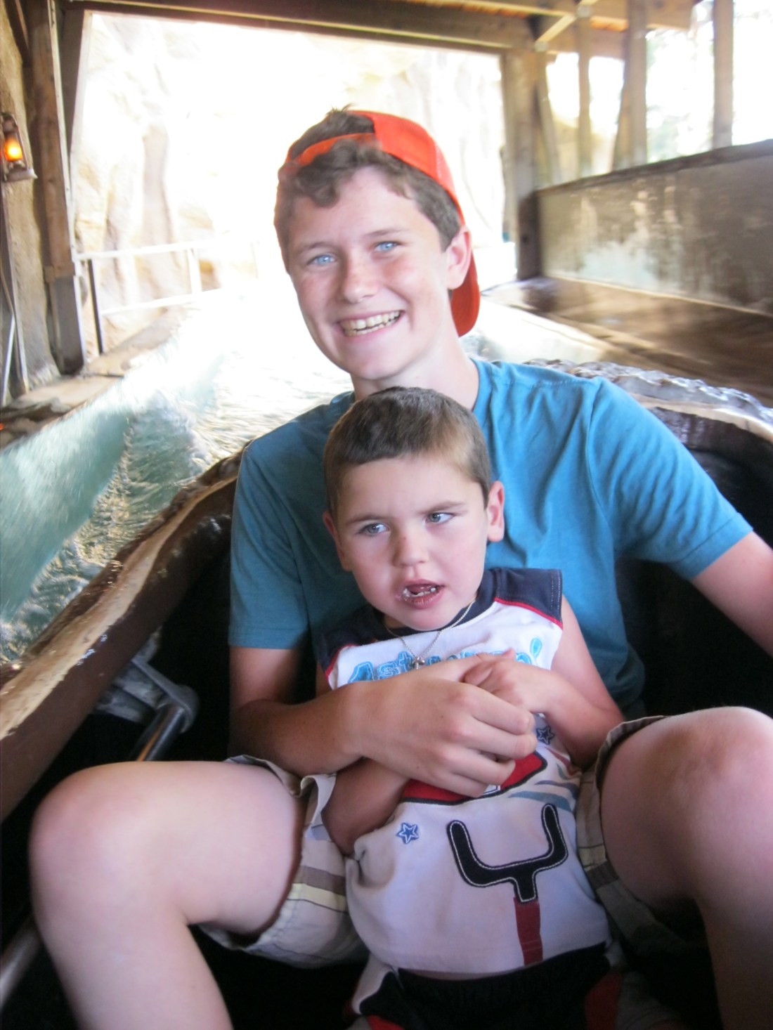 …and he tried a few rides...