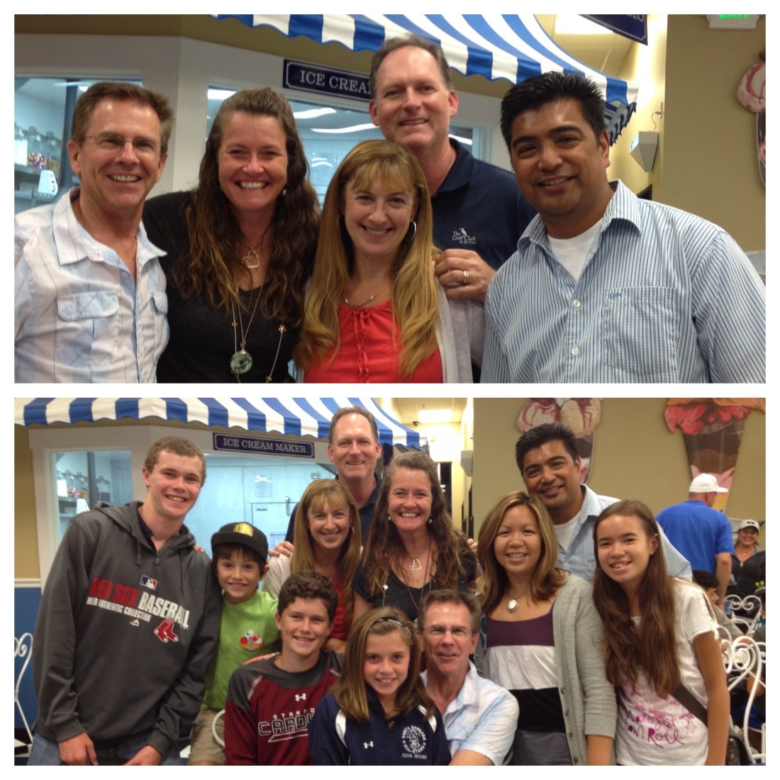 I (Trish) enjoyed a mini-reunion with some of my dear Sac State friends and their families…it doesn't feel like any time has passed at all until you see the families!  ha ha 