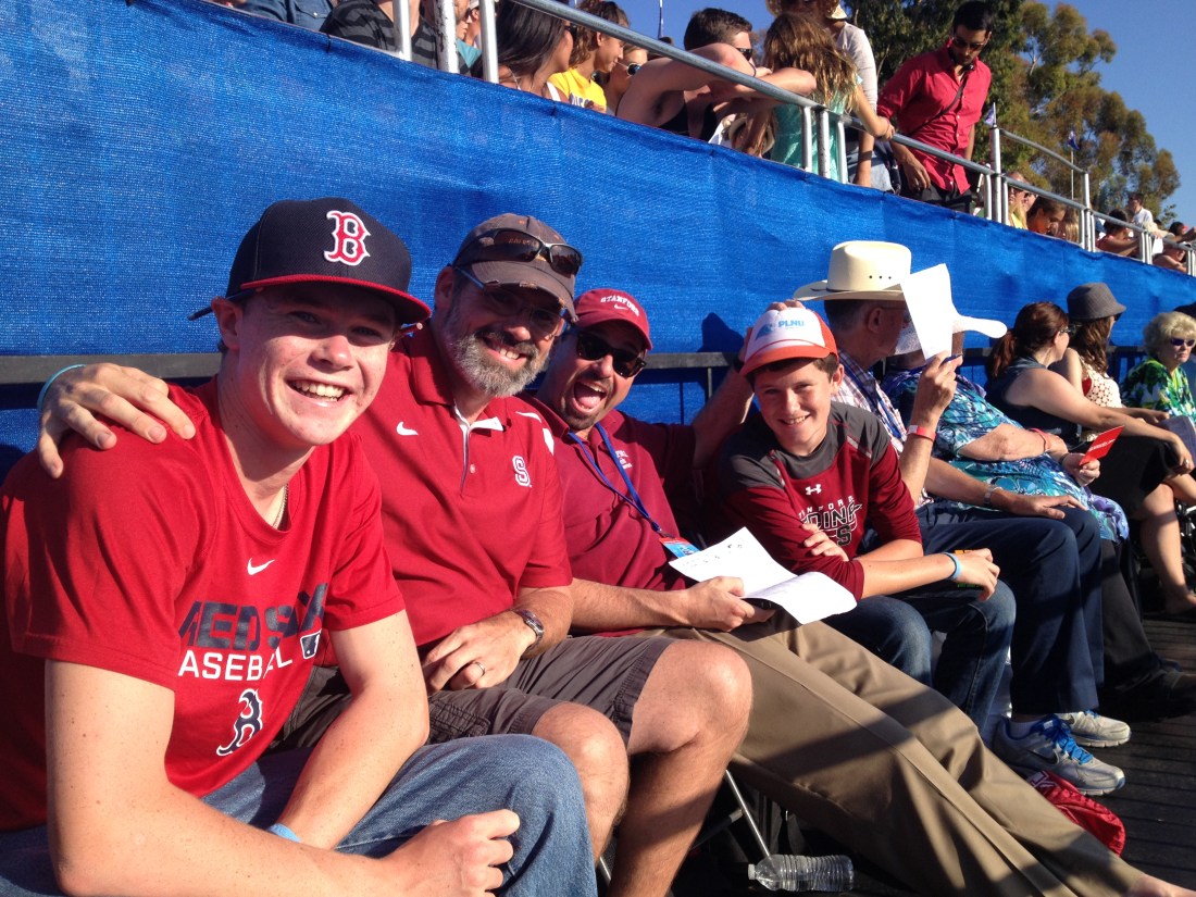 Cheering for Maya in the finals!!!