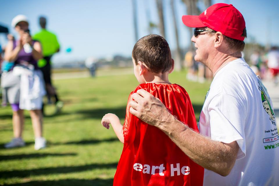 Rudy and his heart buddy John Dixon!