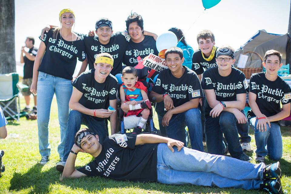 Rudy and the Dos Pueblos drum line!
